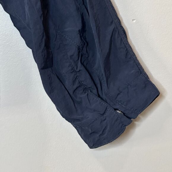 Cole Haan Nylon Rubberized Pocket Windbreaker Jacket Navy Women's Size Small NWT - Picture 9 of 13
